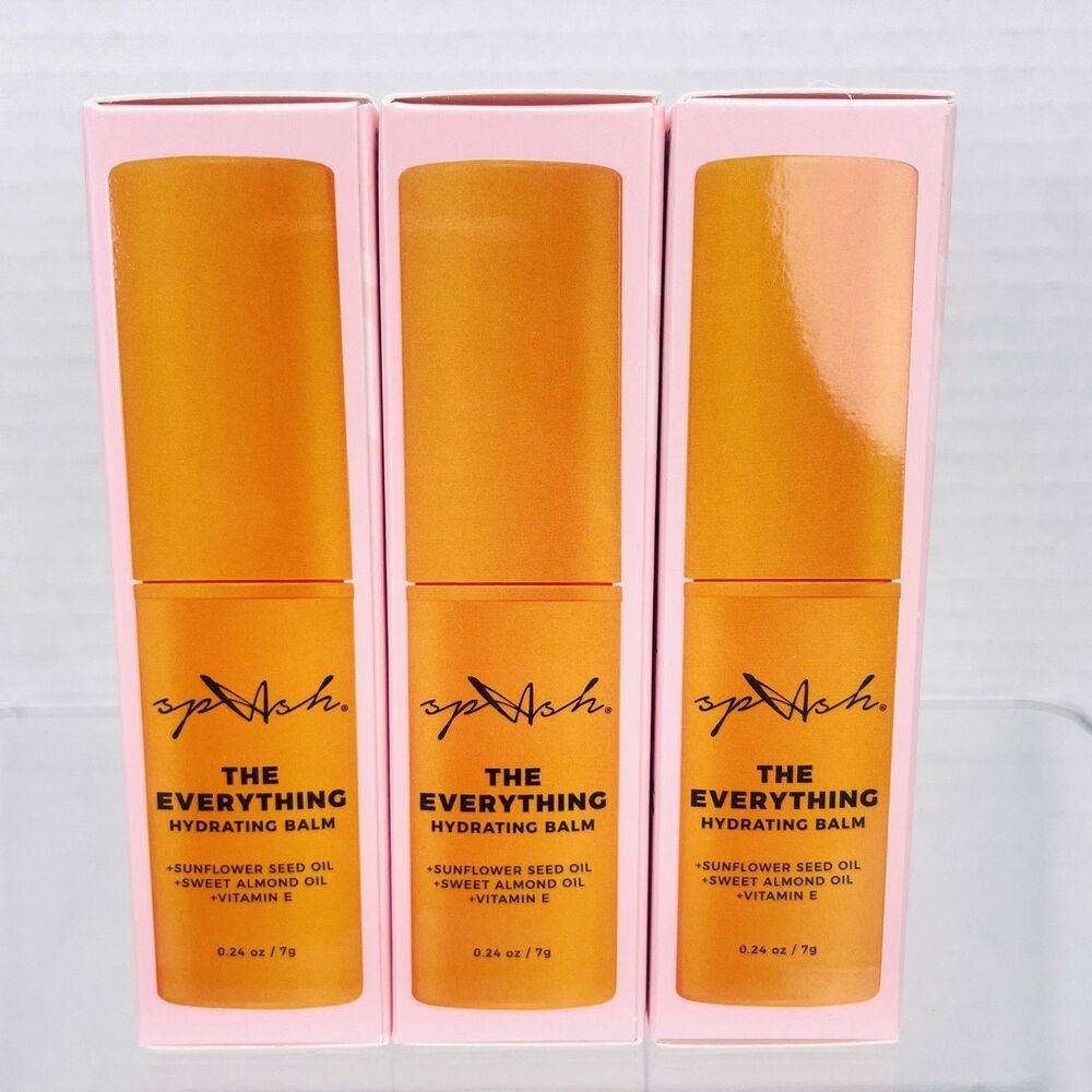 3 Pack LA Splash The Everything Hydrating Balm Stick Vitamin E 0.24 oz New